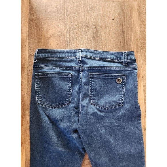 Michael Kors Womens Adult Skinny Jeans Size 8 Navy Blue - Picture 6 of 8